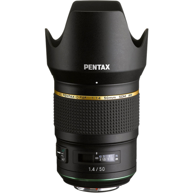 PENTAX HD D FA 50 mm f/1,4 SDM AW Noir