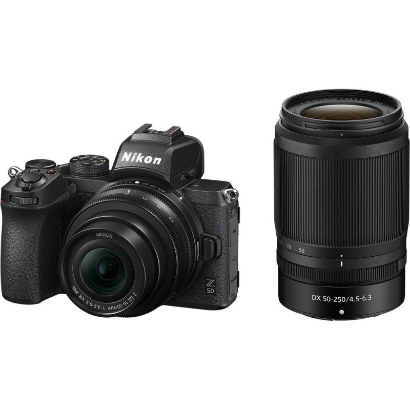 NIKON Z50 + 16-50 mm f/3,5-6,3 DX + 50-250 mm f/4,5-6,3 DX