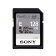 SONY SD SERIE E UHS-II 128GB  CL 10 V60 (jusqu'à 270MB/S en lecture et 120MB/S en écriture)