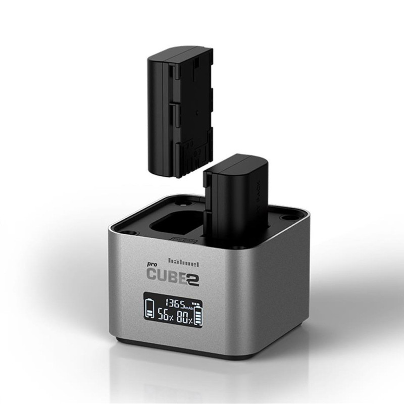 HAHNEL PROCUBE2 Chargeur pour batteries Canon LP-E6 / LP-E8 / LP-E17