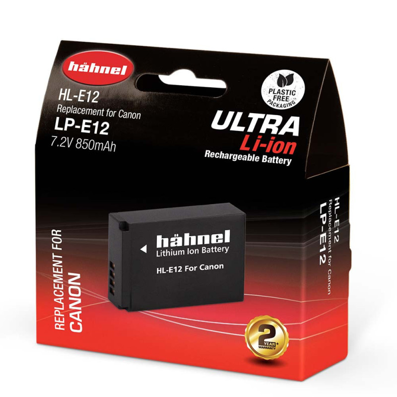 HAHNEL Batterie compatible Canon LP-E12 ULTRA