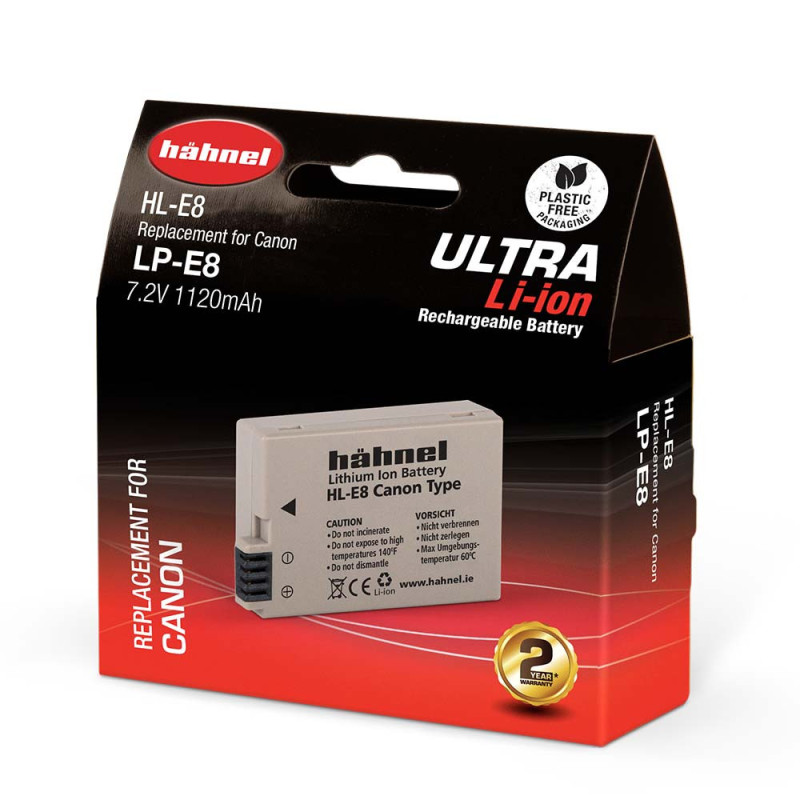 HAHNEL Batterie compatible Canon LP-E8 ULTRA