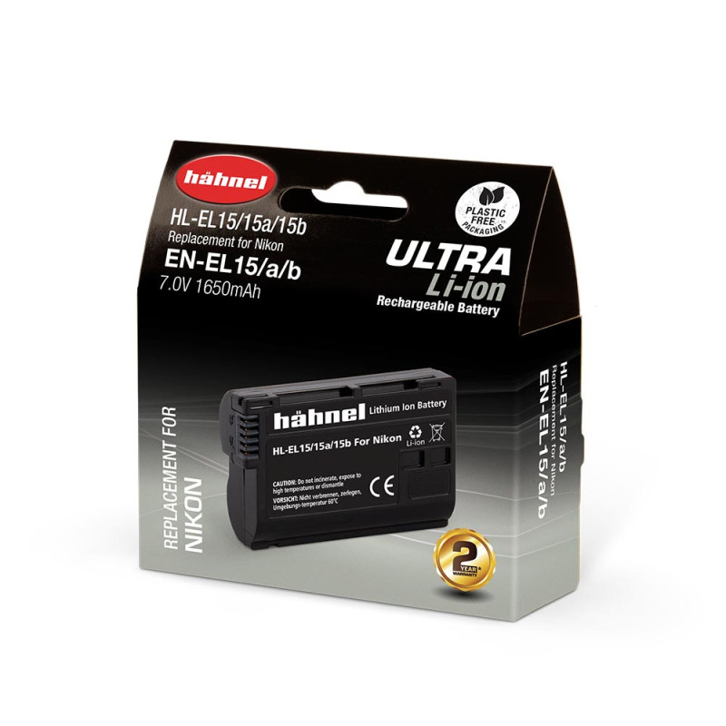 HAHNEL Batterie compatible Nikon EN-EL15 ULTRA