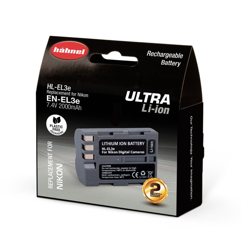 HAHNEL Batterie compatible Nikon EN-EL3E ULTRA