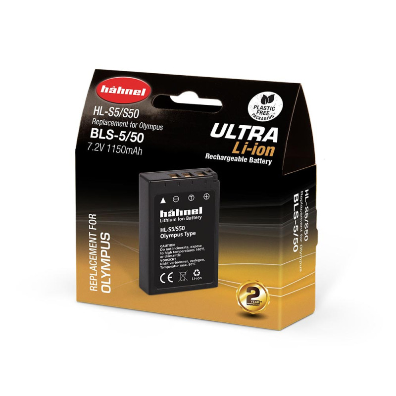 HAHNEL Batterie compatible Olympus BLS-5 ULTRA