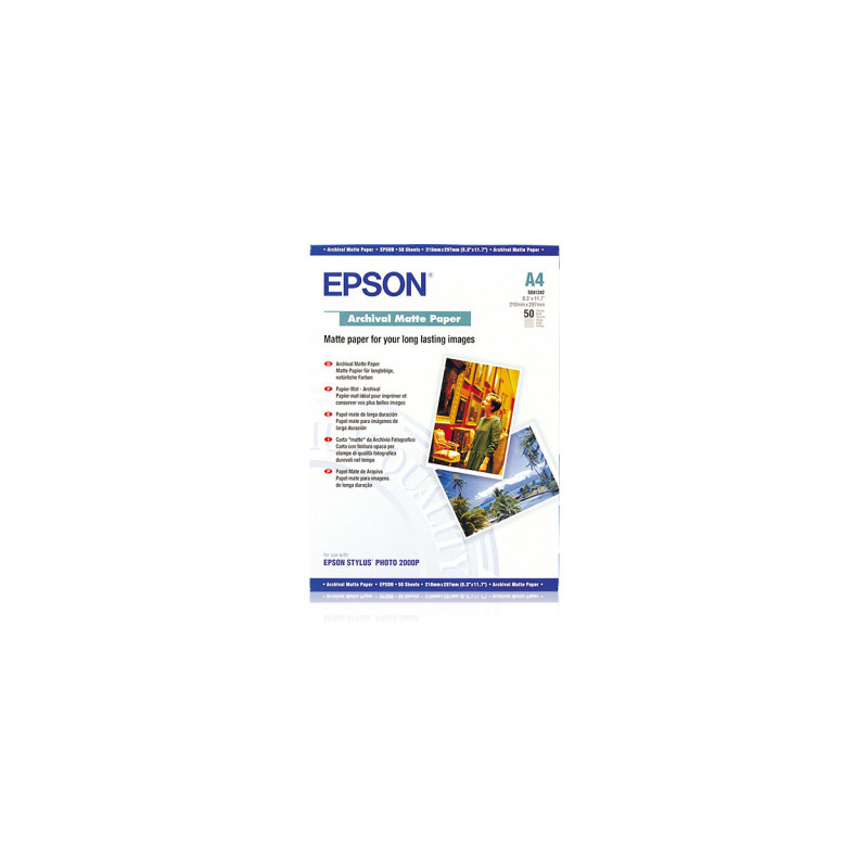 EPSON PAPIER MAT ARCHIVAL A4 50F 192G