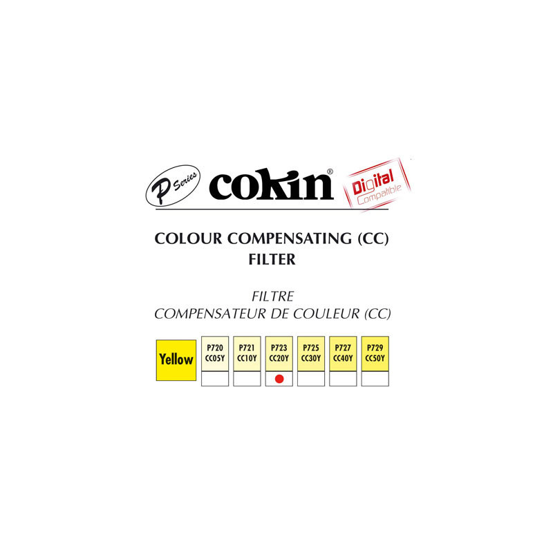 COKIN P723 Filtre CC jaune CC20Y P