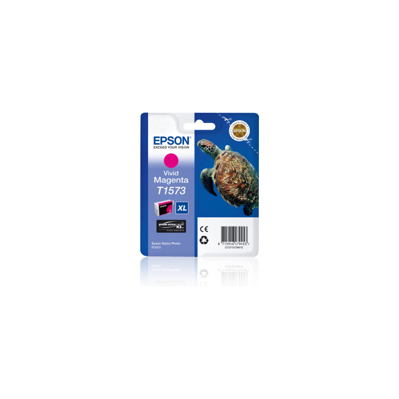 EPSON ENCRE T1573 TORTUE MAGENTA POUR R3000