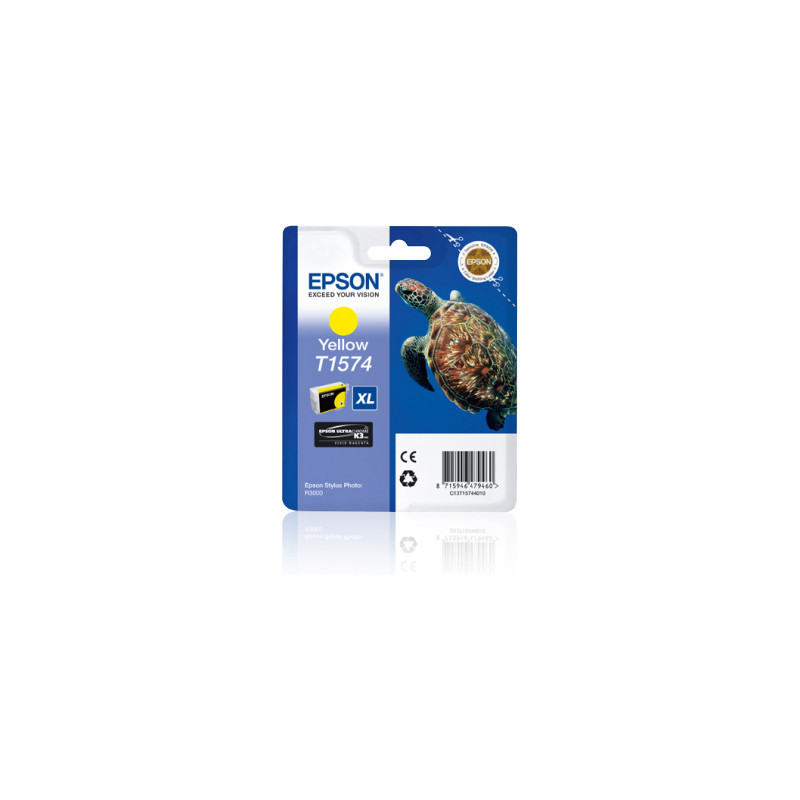 EPSON ENCRE T1574 TORTUE JAUNE POUR R3000