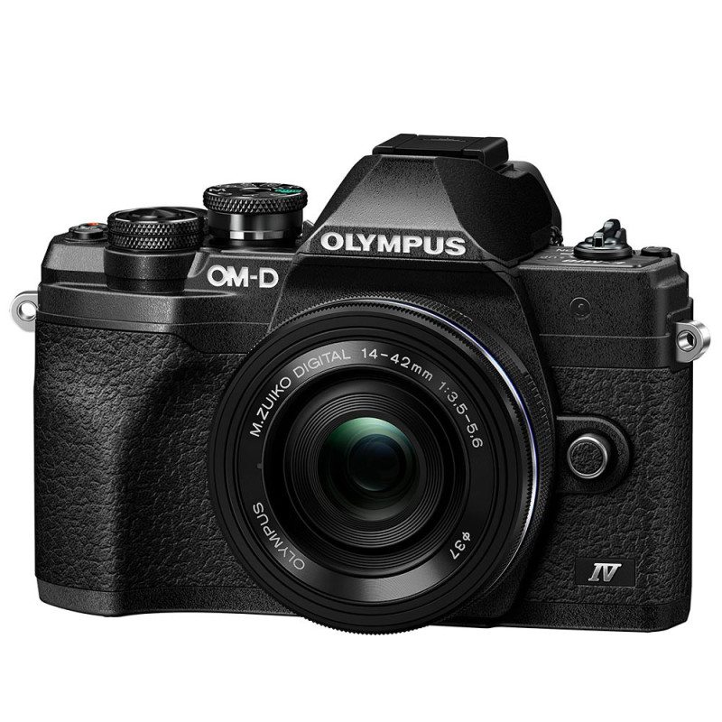 OLYMPUS OM-D E-M10 Mark IV Noir + 14-42 mm f/3,5-5,6 EZ Pancake Noir