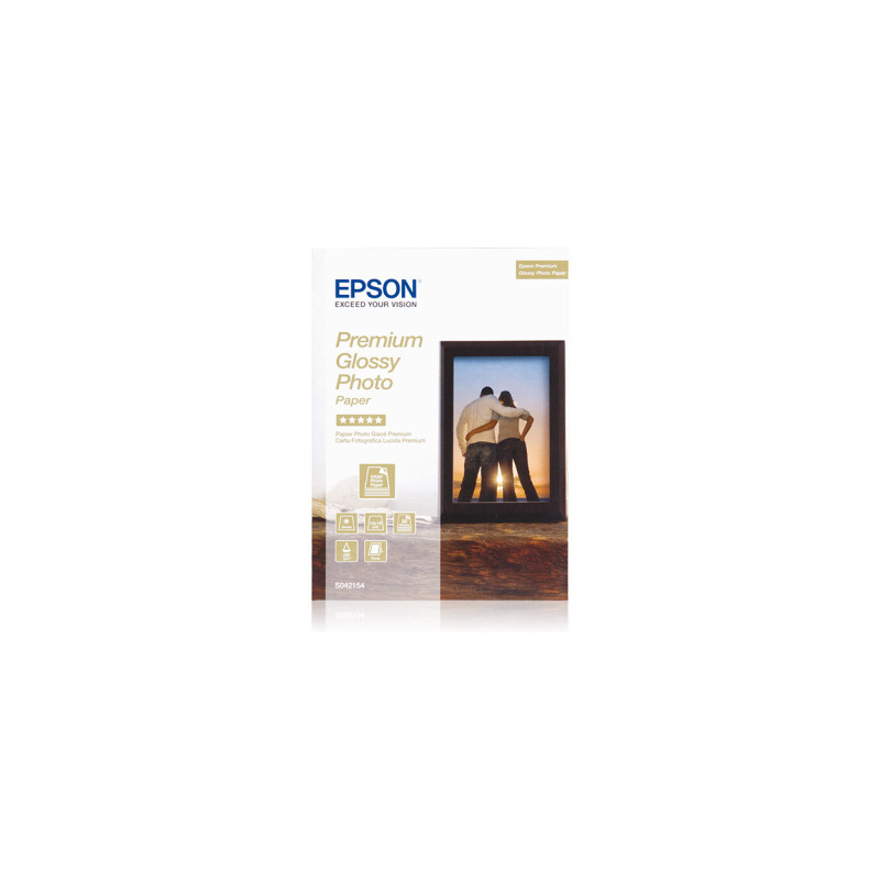 EPSON PAPIER PHOTO PREMIUM GLACE 13X18 30F 255G