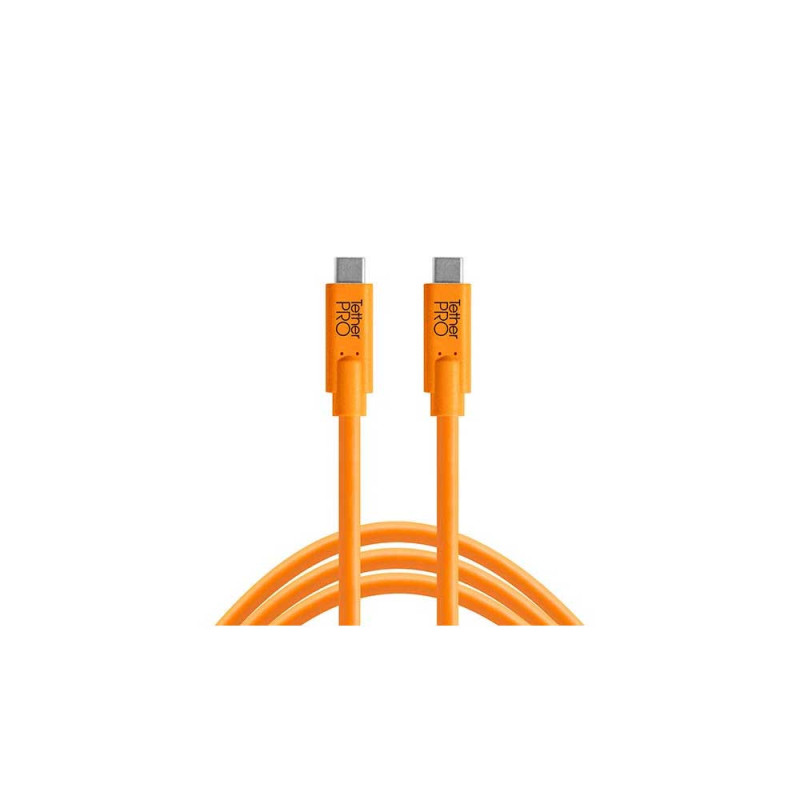 TETHERTOOLS RALLONGE USB-C/USB-C 4,6M ORANGE