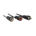 HAMA CABLE 2RCA MALE/JACK 3,5M 1,5M