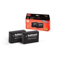 HAHNEL BATTERIE COMPAT. CANON HL-E12 TYPE TWIN PACK