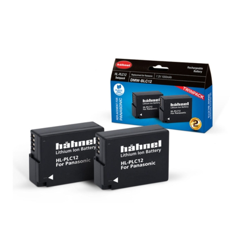 HAHNEL BATTERIE COMPAT. PANASONIC HL-PLC12 TYPE TWIN PACK