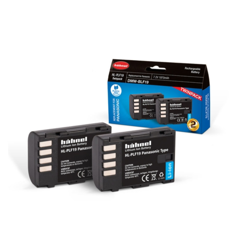 HAHNEL BATTERIE COMPAT. PANASONIC HL-PLF19 TYPE TWIN PACK