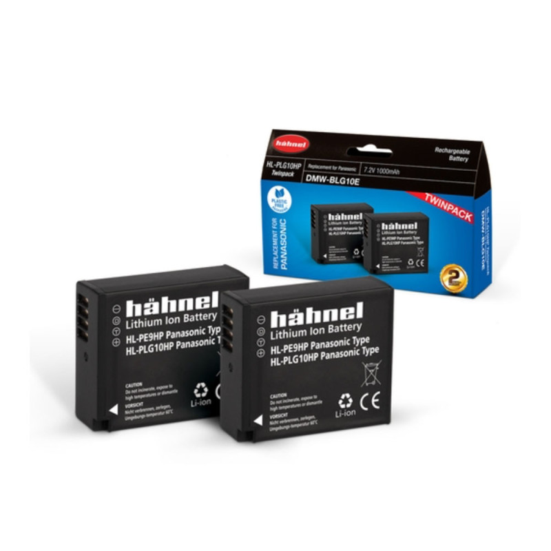 HAHNEL BATTERIE COMPAT. PANASONIC HL-PLG10HP TYPE TWIN PACK