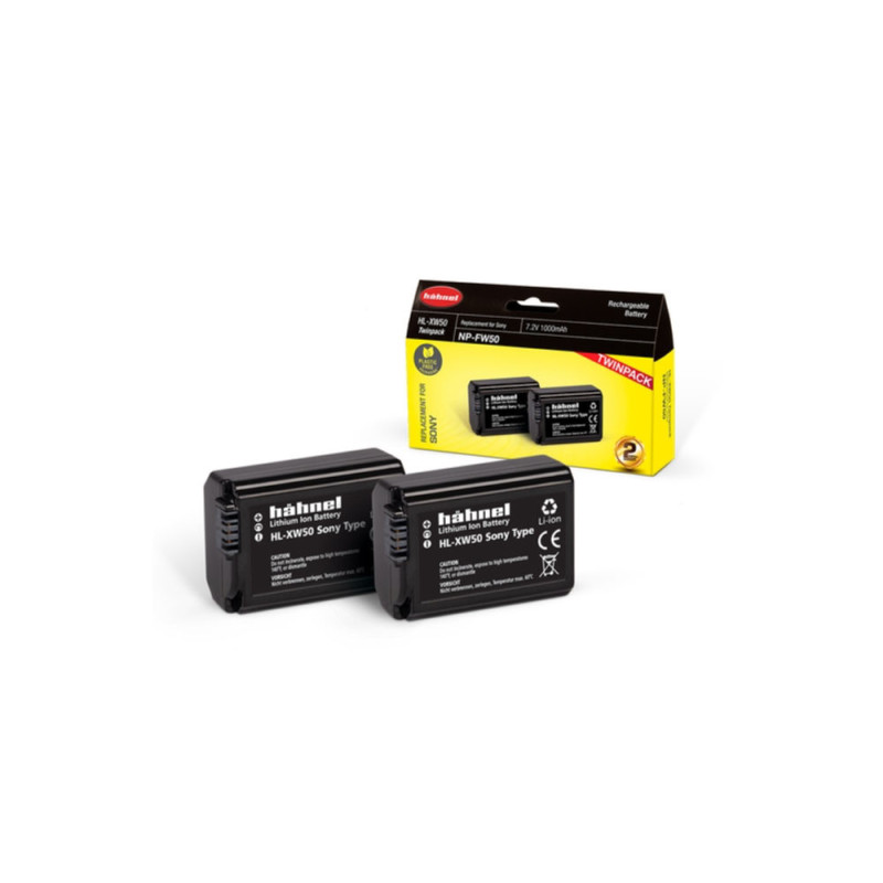 HAHNEL BATTERIE COMPAT. SONY HL-XW50 TYPE TWIN PACK