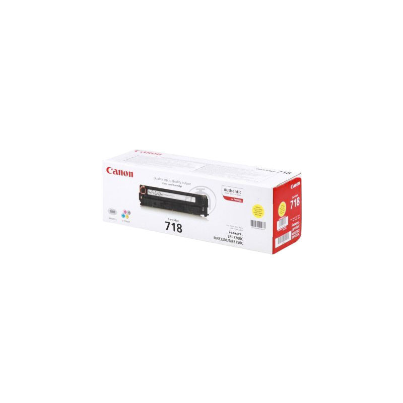 CANON 718Y  cartouche de toner JAUNE