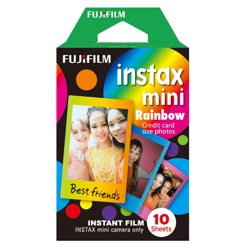 FUJIFILM Film Instax Mini Rainbow 10 Poses